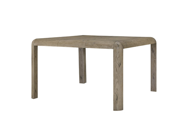 English Elm Counter English Knotty Oak Veneer Counter Height Table with Rounded Edges, Sturdy Legs, Natural Oak Finish B2699P401378