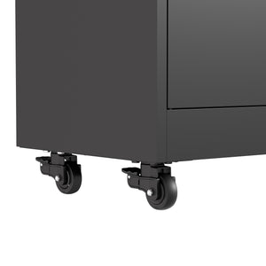 English Elm Metal Lockable Steel Cabinet Two Adjustable Shelves Garage Office Utility Storage T2398P442668