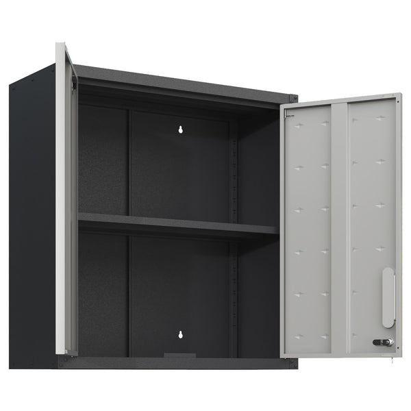 English Elm Heavy Duty Wall Mounted Steel Cabinet Locking Lift Door Garage Workshop Storage T2398P236567