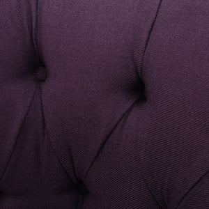 English Elm Christopher Knight Home® - CLUB Velvet Accent Chair with Kiln-Dried Legs — Plush Mid-Century Design, Compact Luxurious Seating Plum 33 L x 30 W x 25 H 59259.00FPLU