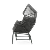 Christopher Knight Home® - Noble House - Palos Outdoor Wicker Glider Chair - Dark Gray