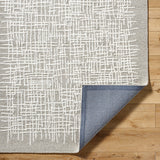 Falcao FAC-2300 8' x 10' Handmade Rug FAC2300-810  Light Silver, Sterling Grey, Silver, Ash, Metallic - Silver Surya