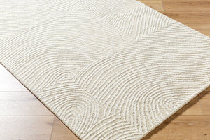 Livabliss Falcao Hand Tufted Wool Accent Rug Plush Medium Pile Entryway Bedside Indoor Ivory, Sand 5' x 7'6" FAC2301-576