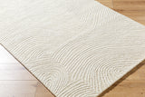 Falcao FAC-2301 8' x 10' Handmade Rug FAC2301-810  Light Silver, Silver, White Surya