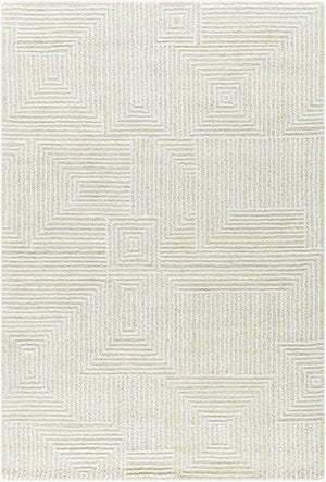 Livabliss Falcao Handmade Wool Tufted Accent Rug for Entryway Bedroom or Bath Medium Pile Ivory, Cream 2' x 3' FAC2304-23