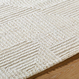 Falcao FAC-2304 8' x 10' Handmade Rug FAC2304-810  Light Silver, Off-White, Ash Surya