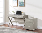 OSP Home Furnishings Wellington 2 Drawer File Cabinet Grey