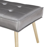 OSP Home Furnishings Amity Bench Sizzle Pewter