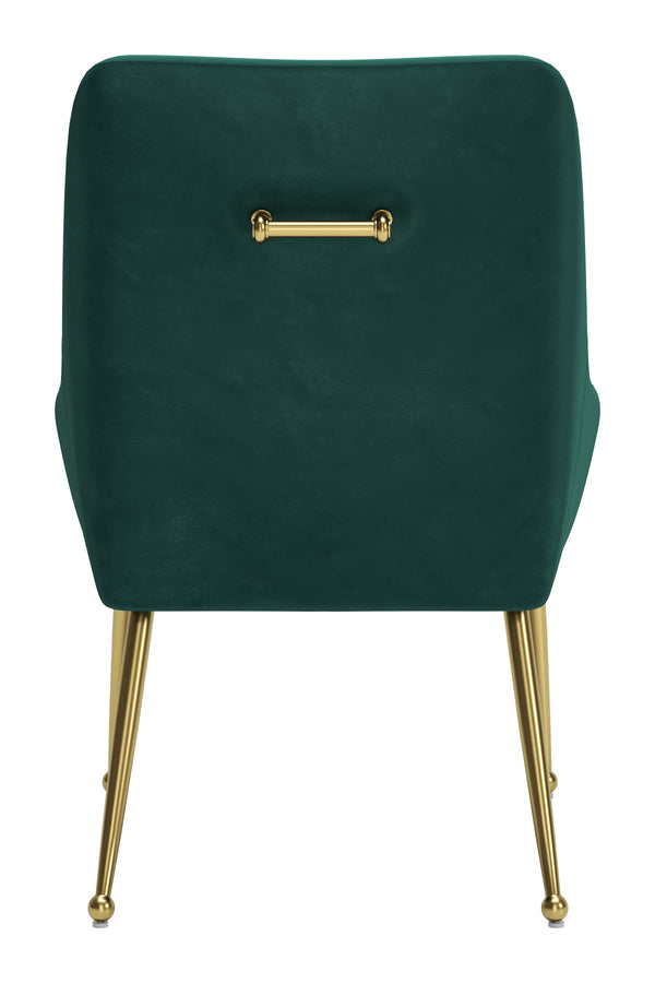 Maxine Dining Chair Green & Gold 109716 Zuo Modern