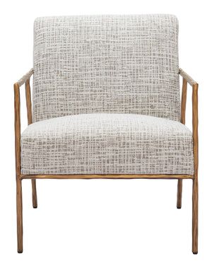 Norrebro Accent Chair Beige Frost 110270 Zuo Modern