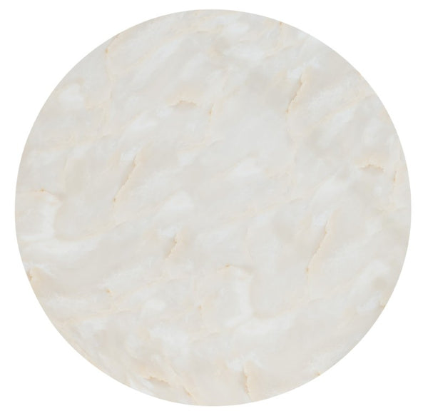 Hooker Furniture Eleana Faux Onyx Round Dining Table With Sunlit Bronze Pedestal — Modern 48" Compact Elegance 7252-75213-00