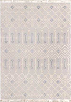 Unique Loom Arlo Lenny Machine Made Tribal Rug Sandy Beige, Beige/Gray 9' 0" x 12' 2"