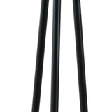 Martha Stewart Clyde Modern/Contemporary Metal Tripod Floor Lamp 60"H MT154-0050 Black