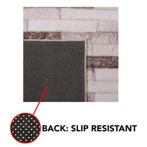 Safavieh Faux Hide 500 M/W S/R Power Loomed  Rug Beige / Brown FAH500B-9