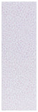 Safavieh Faux Hide 505 M/W S/R Power Loomed  Rug Ivory / Pink 4' x 6'