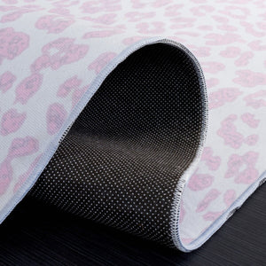 Safavieh Faux Hide 505 M/W S/R Power Loomed  Rug Ivory / Pink 4' x 6'