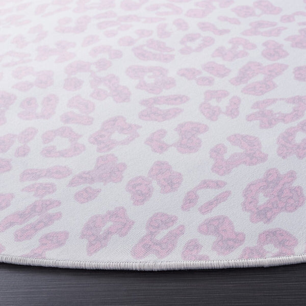 Safavieh Faux Hide 505 M/W S/R Power Loomed  Rug Ivory / Pink 4' x 6'