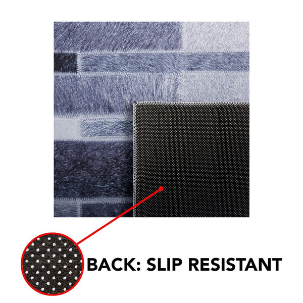 Safavieh Faux Hide 513 M/W S/R Power Loomed  Rug Grey / Ivory FAH513F-9