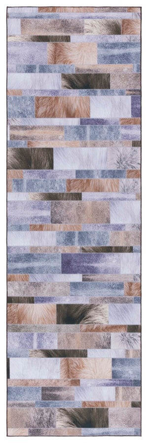 Safavieh Faux Hide 515 M/W S/R Power Loomed  Rug Beige / Purple FAH515A-9