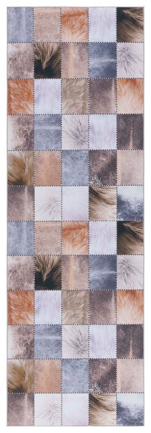 Safavieh Faux Hide 519 M/W S/R Power Loomed  Rug Beige / Brown FAH519C-9