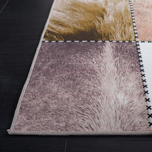 Safavieh Faux Hide 519 M/W S/R Power Loomed  Rug Beige / Brown FAH519C-9