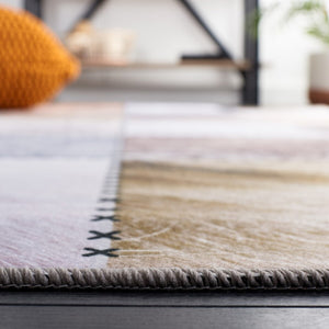 Safavieh Faux Hide 519 M/W S/R Power Loomed  Rug Beige / Brown FAH519C-9