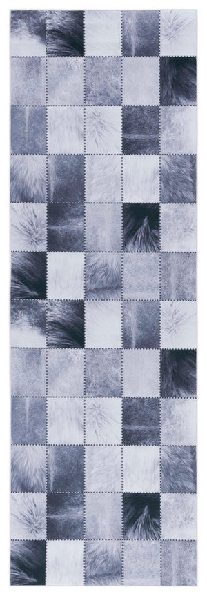 Safavieh Faux Hide 519 M/W S/R Power Loomed  Rug Light Grey / Grey FAH519F-9