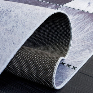 Safavieh Faux Hide 519 M/W S/R Power Loomed  Rug Light Grey / Grey FAH519F-9