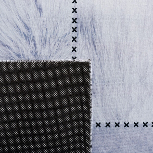 Safavieh Faux Hide 519 M/W S/R Power Loomed  Rug Light Grey / Grey FAH519F-9