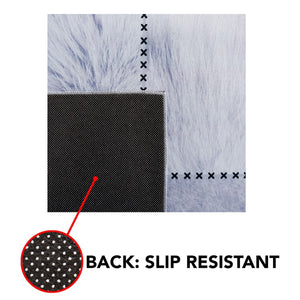 Safavieh Faux Hide 519 M/W S/R Power Loomed  Rug Light Grey / Grey FAH519F-9