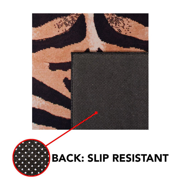 Safavieh Faux Hide 547 M/W S/R Power Loomed  Rug Light Orange / Black FAH547P-9