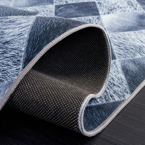 Safavieh Faux Hide 550 M/W S/R Power Loomed  Rug Grey / Dark Grey FAH550G-9