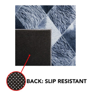 Safavieh Faux Hide 550 M/W S/R Power Loomed  Rug Grey / Dark Grey FAH550G-9