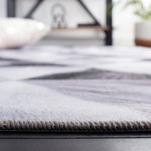 Safavieh Faux Hide 554 M/W S/R Power Loomed  Rug IIX Light Grey / Dark Grey FAH554F-9