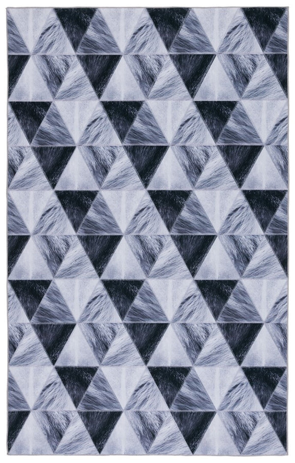 Safavieh Faux Hide 554 M/W S/R Power Loomed  Rug IIX Light Grey / Dark Grey FAH554F-9