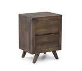 English Elm Steve Silver - Pasco - Nightstand With Glides - Dark Brown