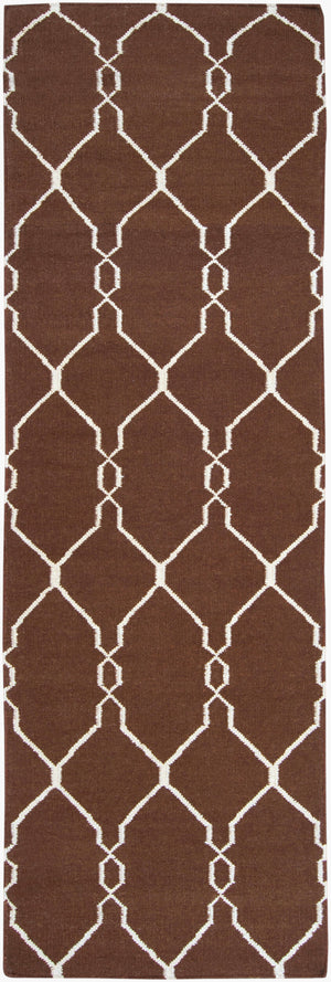 Surya Fallon Fal-1000 2' X 3' Handcrafted Wool Rug - Modern, Durable, No Pile Design For Timeless Decor Dark Brown Wool Fal1000-268