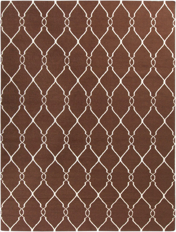 Surya Fallon Fal-1000 2' X 3' Handcrafted Wool Rug - Modern, Durable, No Pile Design For Timeless Decor Dark Brown Wool Fal1000-811