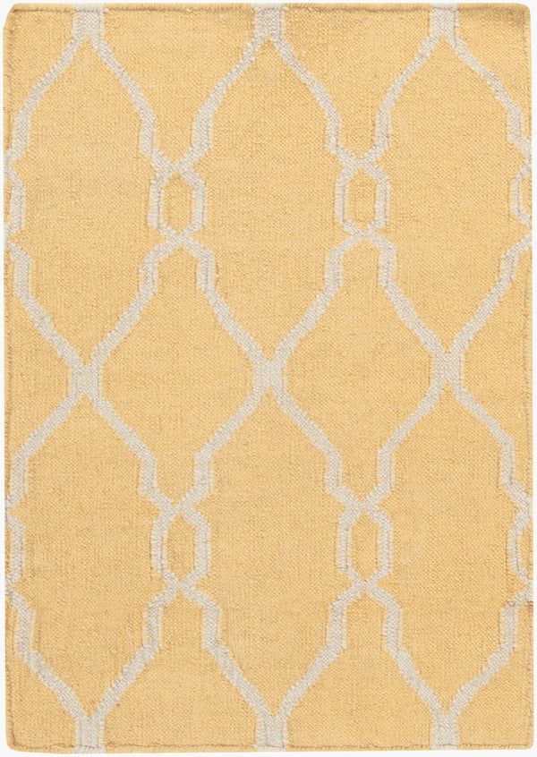 Surya Fallon Fal-1000 2' X 3' Handcrafted Wool Rug - Modern, Durable, No Pile Design For Timeless Decor Wheat Wool Fal1001-3656