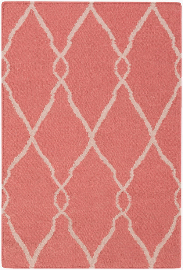 Surya Fallon Fal-1000 2' X 3' Handcrafted Wool Rug - Modern, Durable, No Pile Design For Timeless Decor Rose Wool Fal1002-3656