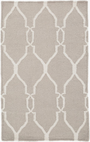 Surya Fallon Fal-1000 2' X 3' Handcrafted Wool Rug - Modern, Durable, No Pile Design For Timeless Decor Gray Wool Fal1003-23