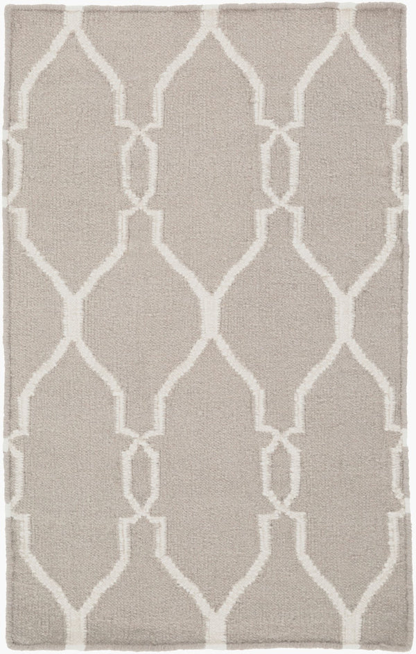 Surya Fallon Fal-1000 2' X 3' Handcrafted Wool Rug - Modern, Durable, No Pile Design For Timeless Decor Gray Wool Fal1003-23