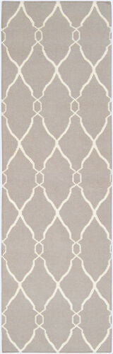 Surya Fallon Fal-1000 2' X 3' Handcrafted Wool Rug - Modern, Durable, No Pile Design For Timeless Decor Gray Wool Fal1003-268