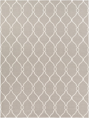 Surya Fallon Fal-1000 2' X 3' Handcrafted Wool Rug - Modern, Durable, No Pile Design For Timeless Decor Gray Wool Fal1003-811