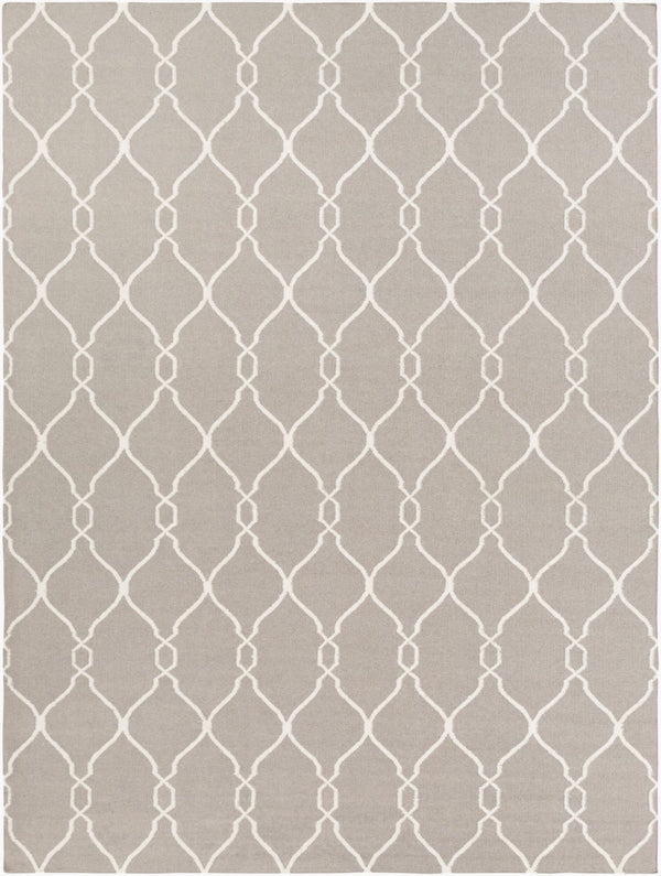 Surya Fallon Fal-1000 2' X 3' Handcrafted Wool Rug - Modern, Durable, No Pile Design For Timeless Decor Gray Wool Fal1003-811