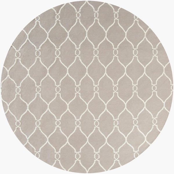 Surya Fallon Fal-1000 2' X 3' Handcrafted Wool Rug - Modern, Durable, No Pile Design For Timeless Decor Gray Wool Fal1003-8rd