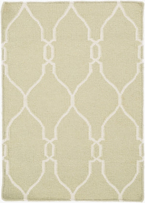 Surya Fallon Fal-1000 2' X 3' Handcrafted Wool Rug - Modern, Durable, No Pile Design For Timeless Decor Light Olive Wool Fal1004-23