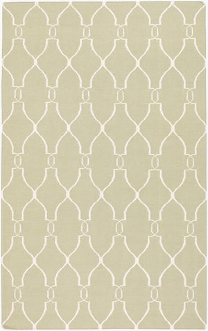 Surya Fallon Fal-1000 2' X 3' Handcrafted Wool Rug - Modern, Durable, No Pile Design For Timeless Decor Light Olive Wool Fal1004-3656