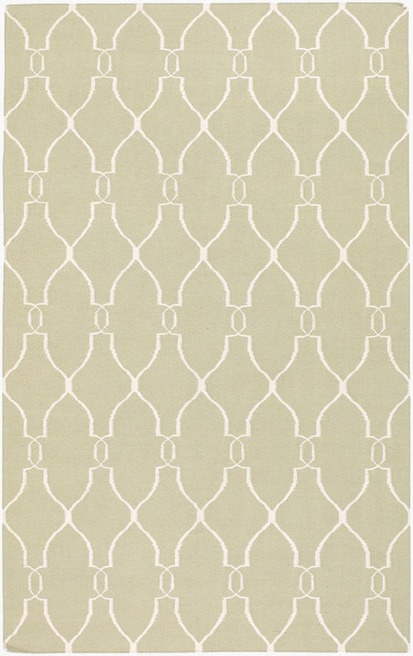 Surya Fallon Fal-1000 2' X 3' Handcrafted Wool Rug - Modern, Durable, No Pile Design For Timeless Decor Light Olive Wool Fal1004-3656