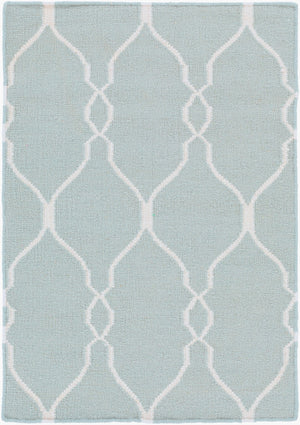 Surya Fallon Fal-1000 2' X 3' Handcrafted Wool Rug - Modern, Durable, No Pile Design For Timeless Decor Blue Wool Fal1005-23
